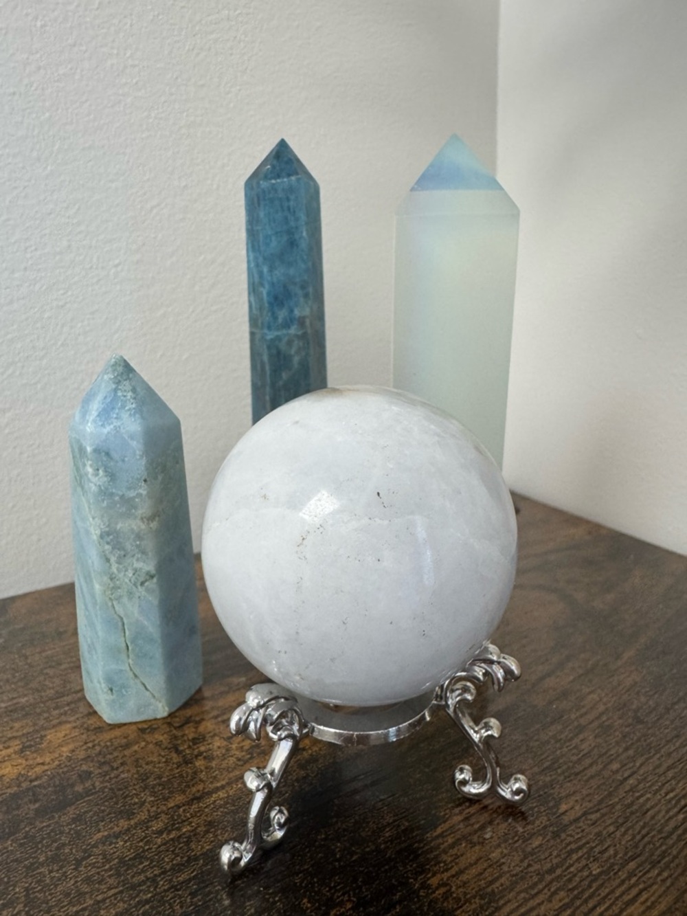 Crystal Bundle - towers and sphere